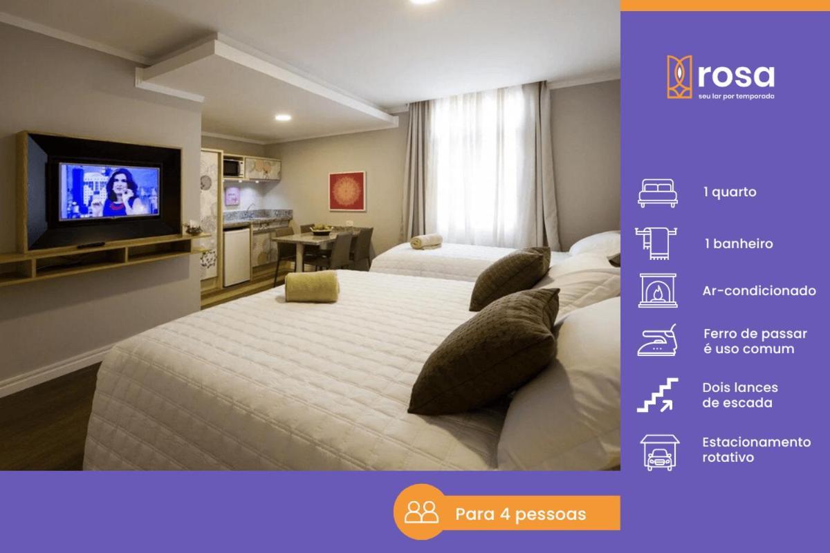Appartement Rosa Flats Charm Gramado Extérieur photo